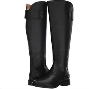 Franco Sarto Black Wide Calf Boots 8.5